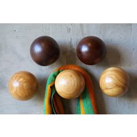 Übergroße Holzkugel Mit Haken Übergroße Holzkugel Mit Haken von FandFVintage