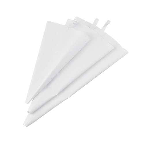 Voarge Spritzbeutel Set Spritztüllen, 3 Größe Profi wiederverwendbares Silikon Spritzbeutel-Set, Fugenfüller-Beutel Garnieren Verzieren - Cupcake Muffin Hochzeit Torte Kuchen Voarge Spritzbeutel Set Spritztüllen, 3 Größe Profi wiederverwendbares Silikon Spritzbeutel-Set, Fugenfüller-Beutel Garnieren Verzieren - Cupcake Muffin Hochzeit Torte Kuchen von Voarge