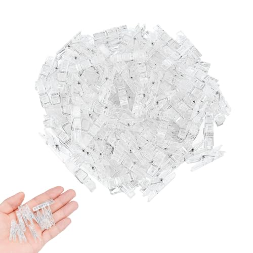 100 Stück Frühling Hängende Clips, Mini Klammern Durchsichtige Wäscheklammern, Mini Transparent Clips Deko Klammern, Kleine Klammern für Fotos Lichterkette Aufhängen 100 Stück Frühling Hängende Clips, Mini Klammern Durchsichtige Wäscheklammern, Mini Transparent Clips Deko Klammern, Kleine Klammern für Fotos Lichterkette Aufhängen von FangBoJie