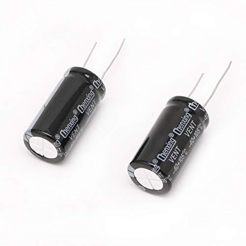 FangWWW 2Pcs 18 * 35mm 4700uF 50V Aluminium-Elektrolyt-Kondensator 105 ° C Dimension von FangWWW