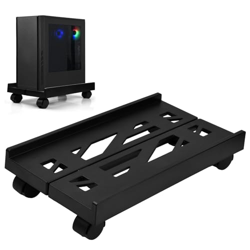 1 STK. PC Ständer mit Rollen, Computer Tower Rollwagen, Einstellbare CPU Halterung Wagen Unter Schreibtisch, CPU Bodenständer mit Rollen für Home Office Desk Gaming-PC Drucker Topfpflanzen Max 80kg 1 STK. PC Ständer mit Rollen, Computer Tower Rollwagen, Einstellbare CPU Halterung Wagen Unter Schreibtisch, CPU Bodenständer mit Rollen für Home Office Desk Gaming-PC Drucker Topfpflanzen Max 80kg von Fangehong