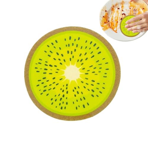 Fangfhai Haushaltsreinigungsschwämme, niedliche Obst-förmige Geschirrschwämme, Haushaltsbedarf zum Waschen von Töpfen, Woks, Wannen, Waschbecken, Geschirr, Bad, Badezimmer, Hausstaub von Fangfhai