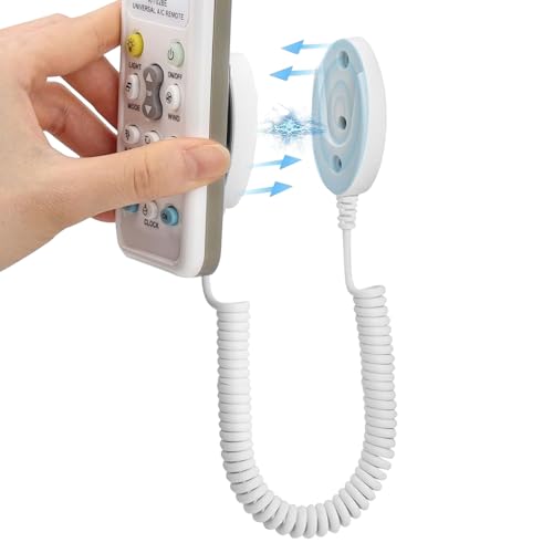 Fangfhai Magnetische Wandhalterung für Fernbedienungen | Klimagerät-Fernbedienungshalter,Deckenventilator-Fernbedienungsablage mit Federzug für Klassenzimmer Schlafzimmer Garagen von Fangfhai