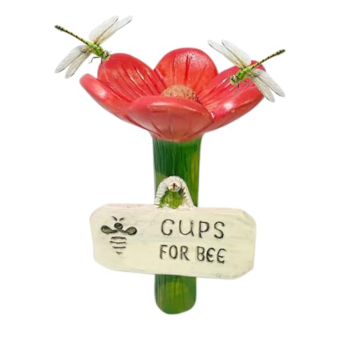 Fangfhai Schmetterlings-Bewässerungsstation, Blumenförmige -Futterstation, Trinkbecher – hygienisch, bunt, durstige Bestäuber, Futterbecher für Garten, Rasen, Terrasse, Bauernhof, Weg Fangfhai Schmetterlings-Bewässerungsstation, Blumenförmige -Futterstation, Trinkbecher – hygienisch, bunt, durstige Bestäuber, Futterbecher für Garten, Rasen, Terrasse, Bauernhof, Weg von Fangfhai