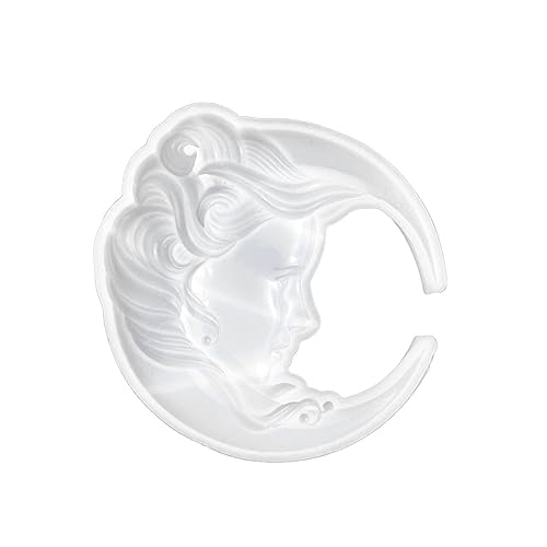 Fangxuee DIY Gesicht Mond Silikonform Kristallharz Epoxidharz Gussform Handgemachte Heimdekoration Kunsthandwerk von Fangxuee
