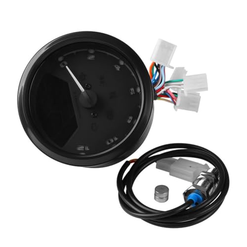Fangxuee Motorrad-LCD-Instrument Tachometer Tachometer Geschwindigkeitsmesser LCD Digitalölstandsanzeige mit Induktionssensor Fangxuee Motorrad-LCD-Instrument Tachometer Tachometer Geschwindigkeitsmesser LCD Digitalölstandsanzeige mit Induktionssensor von Fangxuee