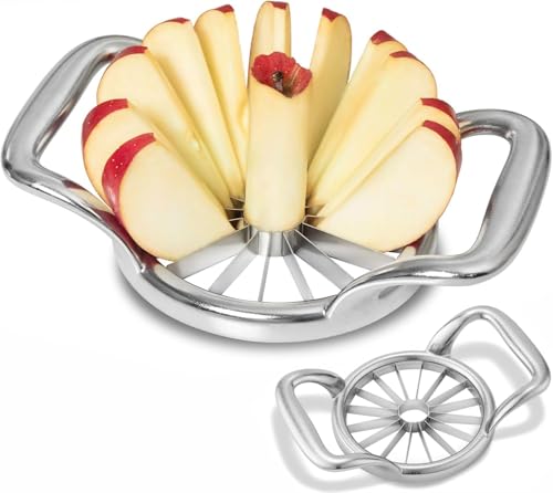 Fangzichen Jumbo-Apfelschneider, 14 cm, 16 Scheiben, dünner Apfelschneider und Entkerner, Obst- und Gemüsekeil, scharf und stabil, einfach zu bedienen Fangzichen Jumbo-Apfelschneider, 14 cm, 16 Scheiben, dünner Apfelschneider und Entkerner, Obst- und Gemüsekeil, scharf und stabil, einfach zu bedienen von Fangzichen