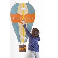 Heißluftballon-Maßstab, Handgefertigtes Stoff-Kinderzimmer, Personalisierte Wolke von FaniaArtworks