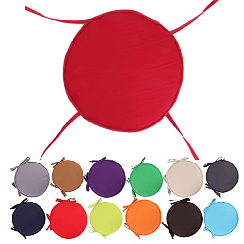 Fanlulu Bunte Indoor/Outdoor Stuhlauflagen Runde Sitzkissen Garten Patio Heimkissen - Durchmesser 30cm/11,2 Zoll,Terrassenmöbel Kissenbezug,Runder Sitz Gartenauflagen von Fanlulu