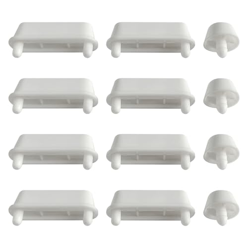 Fanmitrk 12 Stück WC Sitz Puffer, Toilettendeckel Puffer, Stoßdämpfende Pads für Hölzerner Toilettendeckel von Fanmitrk