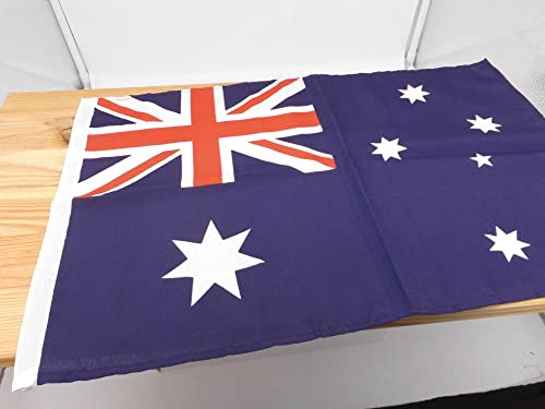 Flagge Australien Stockflagge mit Hohlsaum Fahne 30 x 45 cm Stockfahne Fahnen Deko WM von Fanshop Lünen
