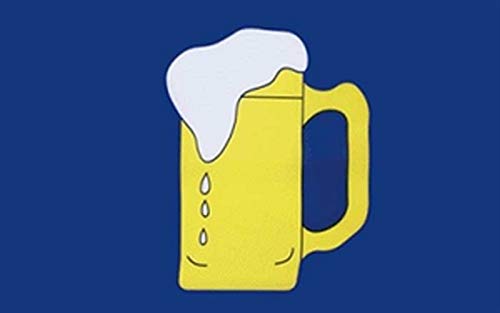 Flagge Fahne Bierkrug 90x150 cm Hissfahne Fahnen Bierfahne Flaggen von Fanshop Lünen