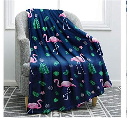 FANSU Kuscheldecke Flanell Decke, 3D Drucken Microfaser Flauschig Weich Warm Plüsch Wohndecke Fleece Tagesdecke Decke für Sofa und Bett (Flamingo,150x130cm) von FANSU