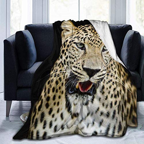 FANSU Kuscheldecke Flanell Decke, 3D Drucken Microfaser Flauschig Weich Warm Plüsch Wohndecke Fleece Tagesdecke Decke für Sofa und Bett (Leopard,150x200cm) von FANSU