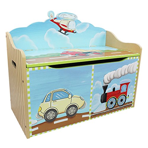 Fantasy Fields Children Transportation Kids Holz-Spielzeugkiste Storage W-9940A von Fantasy Fields