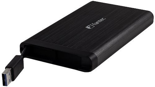 FANTEC 16760 Externe Festplatte 1,5TB (6,4 cm (2,5 Zoll), 7200rpm, 8MB, SATA) schwarz von Fantec