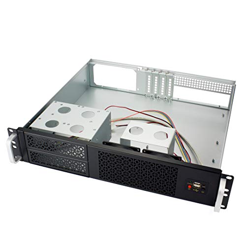 FANTEC SG-220 2HE 400mm Servergehäuse ohne Netzteil von Fantec