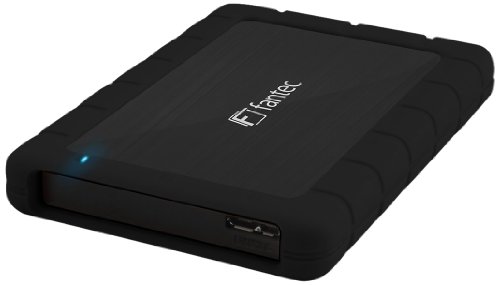 Fantec ALUPRO U3 externe Festplatte 1TB (6,4 cm (2,5 Zoll), SATA, USB 3.0) schwarz von Fantec