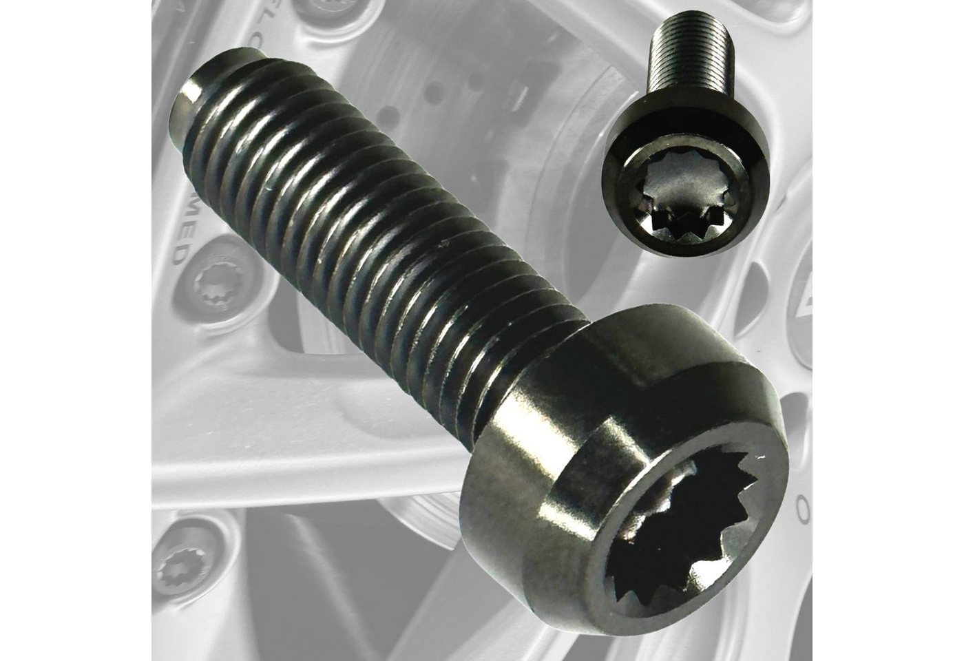 Fantic26 Schrauben-Set 1x Titan M7x24,5 Schraube für 3 Teilige Felgen BBS Schwarz Fantic26 Schrauben-Set 1x Titan M7x24,5 Schraube für 3 Teilige Felgen BBS Schwarz von Fantic26