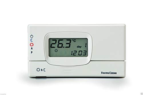 Fantini Cosmi C31 Wand-Thermostat, batteriebetrieben, wöchentliche Programmierung, weiß Fantini Cosmi C31 Wand-Thermostat, batteriebetrieben, wöchentliche Programmierung, weiß von Fantini Cosmi