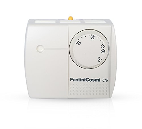 Fantini Cosmi Thermostat elektromechanisch A Dehnung von Gas, weiß, C16I von Fantini Cosmi