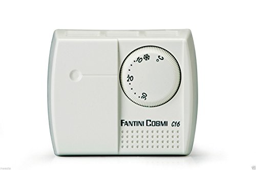 Fantini Cosmi Thermostat elektromechanisch A Dehnung von Gas, weiß, C16L von Fantini Cosmi