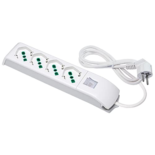 FANTON 4101000 4 AC Outlet 1.5 m weiß Steckdosenleiste – Steckdosenleiste 1,5 m, weiß FANTON 4101000 4 AC Outlet 1.5 m weiß Steckdosenleiste – Steckdosenleiste 1,5 m, weiß von Fanton