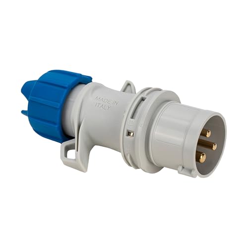 FANTON 70100 V CEE-Stecker IP54, 16 A 2P+T, Schraubverdrahtung von Fanton