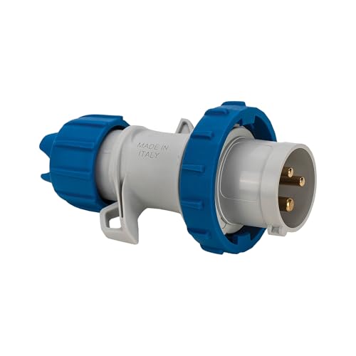 FANTON 70140 V CEE-Stecker IP67, 16 A 2P+T, Schraubverdrahtung von Fanton