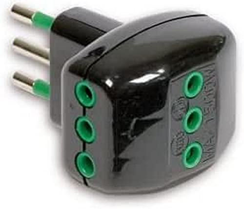 FME 87201 Netzstecker-Adapter für Steckdose Schwarz von Fanton