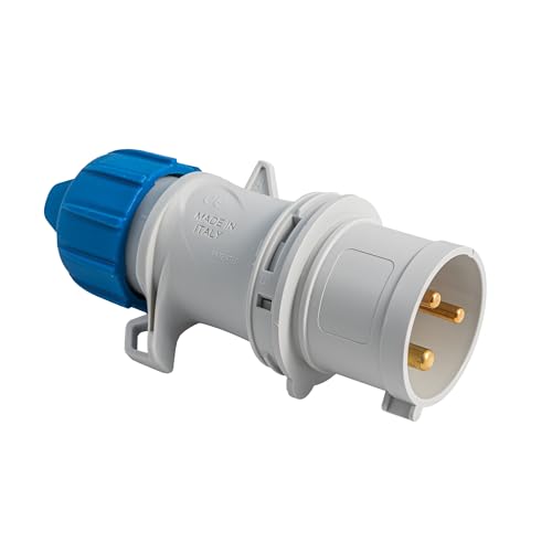 Fanton 70120 V CEE-Stecker IP54, 32 A 2P+T, Schraubverdrahtung von Fanton