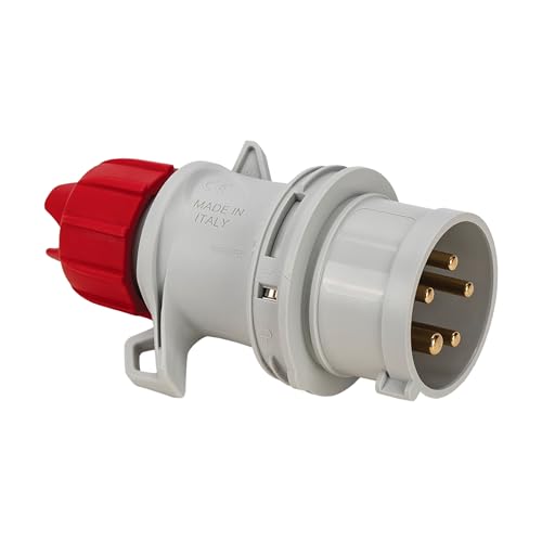 Fanton 70125V CEE-Stecker IP54, 32A 3P+N+T, Schraubverdrahtung von Fanton