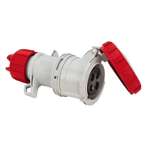 Fanton 71144V CEE-Steckdose IP67, 16 A 3P+T, Schraubverdrahtung von Fanton