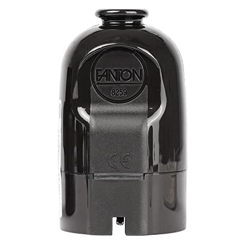 FANTON 81071 Schuko 3P 16A, abnehmbarer Stecker, Schwarz von Fanton