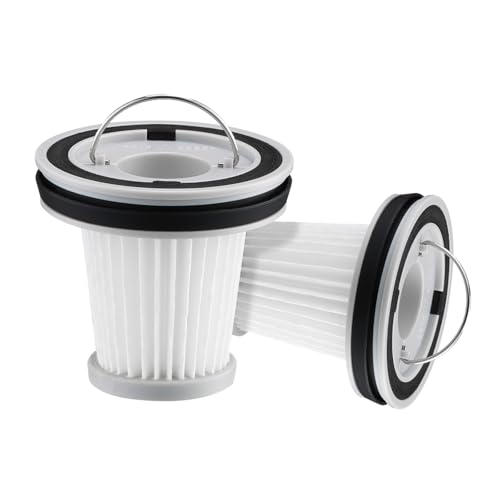 Fanttik 2er-Pack Ersatz-HEPA-Filter, waschbarer und wiederverwendbarer Filter, passend für Fanttik Slim V8 Mate & V8 Apex & V9 Mix Autostaubsauger (AV8001) von Fanttik