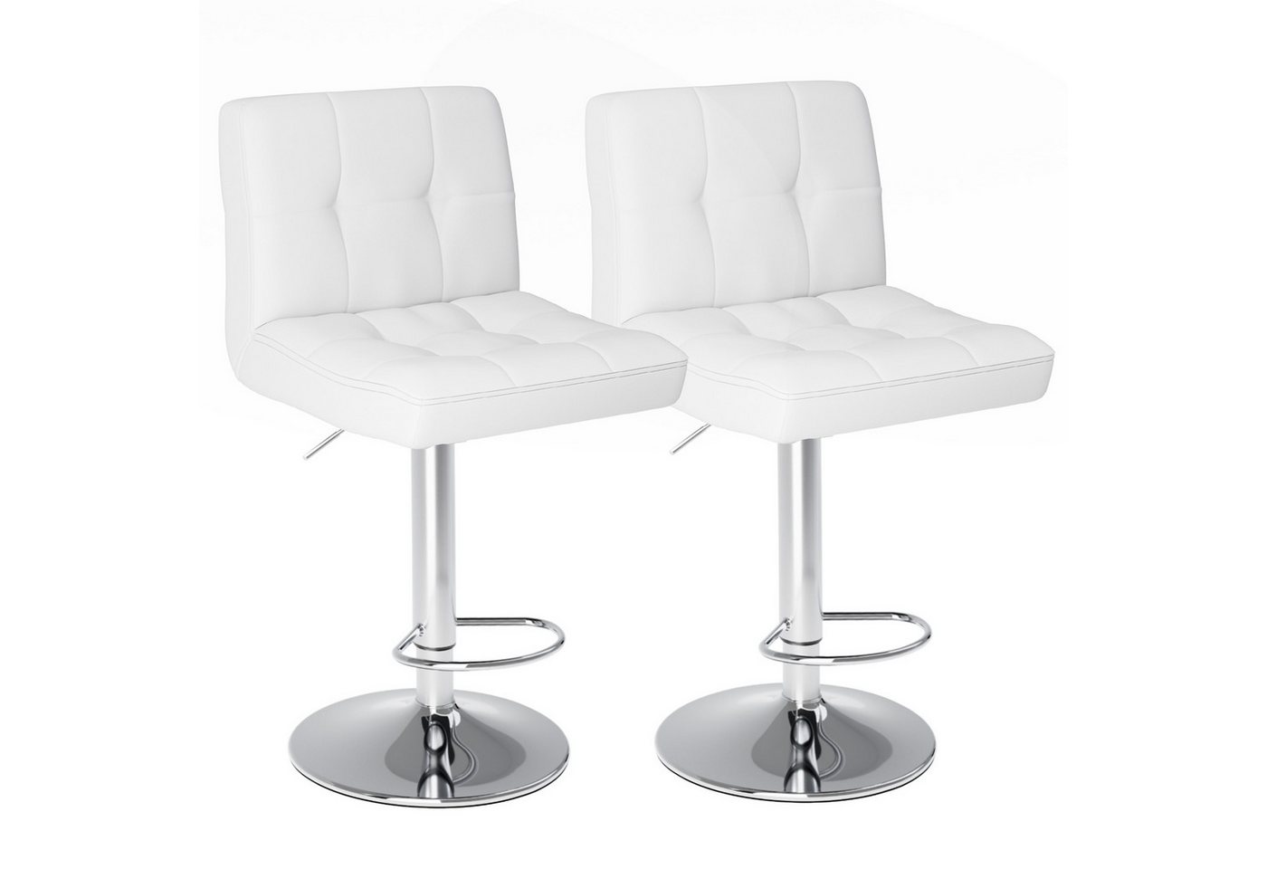 Fanttik Barhocker Barhocker (2er-Set) gut gepolstert Barstühle Küchenstühle (2er-Pack) von Fanttik