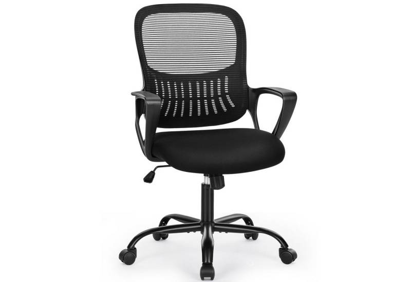 Fanttik Bürostuhl Schreibtischstuhl Ergonomisch Bürostuhl mit Höhenverstellbarer, chefsessel Atmungsaktiv Mesh, Wippfunktion 120°, 113 kg Tragfähigkeit von Fanttik