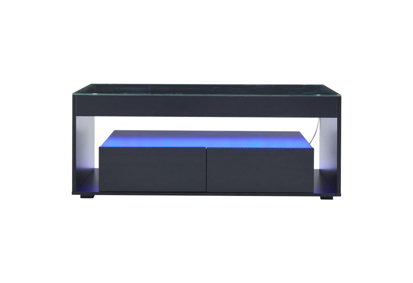 Fanttik Couchtisch mit Schubladen, Wohnzimmertisch Rechteckiger Sofatisch (Set, 1Tisch), Breite 100 cm von Fanttik