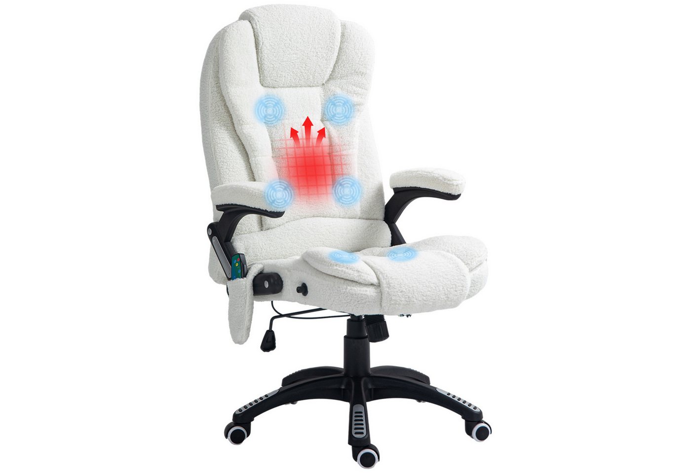 Fanttik Drehstuhl Schreibtischstuhl Massagesessel mit höhenverstellbar, Wippfunktion Fanttik Drehstuhl Schreibtischstuhl Massagesessel mit höhenverstellbar, Wippfunktion von Fanttik