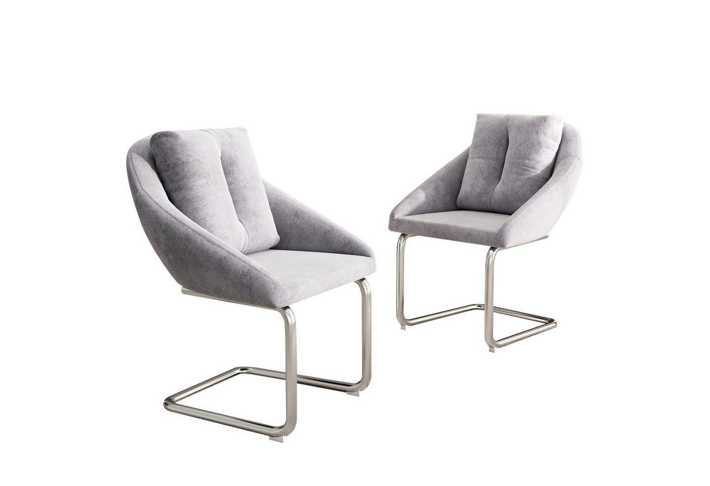 Fanttik Esszimmerstuhl Bürostuhl,Esszimmerstuhl aus Samt,mit Kissen, ( 2/4/6-Set )  (2 St), Für Wohnzimmer Und Schlafzimmer,Gewölbte Stützbeine von Fanttik