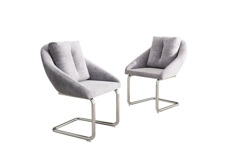 Fanttik Esszimmerstuhl Bürostuhl,Esszimmerstuhl aus Samt,mit Kissen, ( 2/4/6-Set )  (2 St), Für Wohnzimmer Und Schlafzimmer,Gewölbte Stützbeine von Fanttik