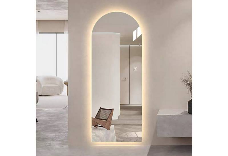 Fanttik Ganzkörperspiegel Led 165x50 163x54 Wandspiegel groß mit beleuchtung (Set), gerahmter Ganzkörperspiegel, Wandspiegel, LED von Fanttik