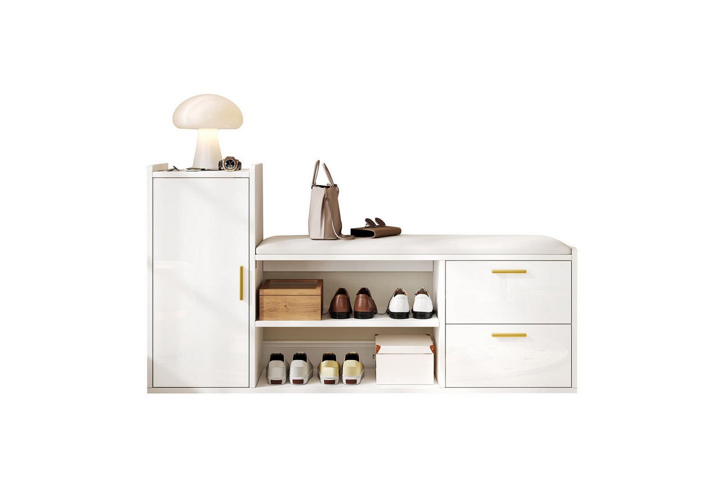 Fanttik Garderoben-Set Kleiderschrank, Kombinationskleiderschrank, (Set), Softclose-Funktion von Fanttik