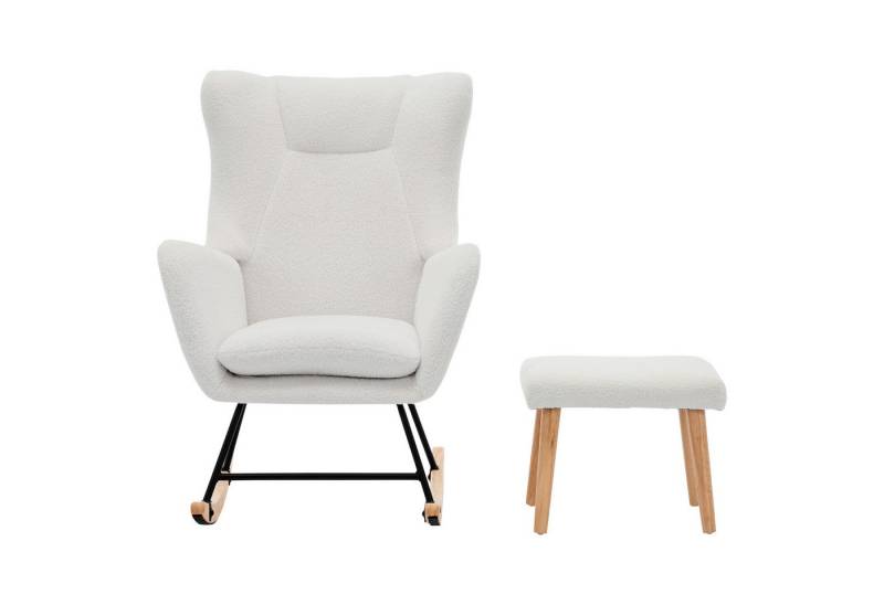 Fanttik Schaukelstuhl inklusive 1 Fußstütze (Set), 2er Set von Fanttik