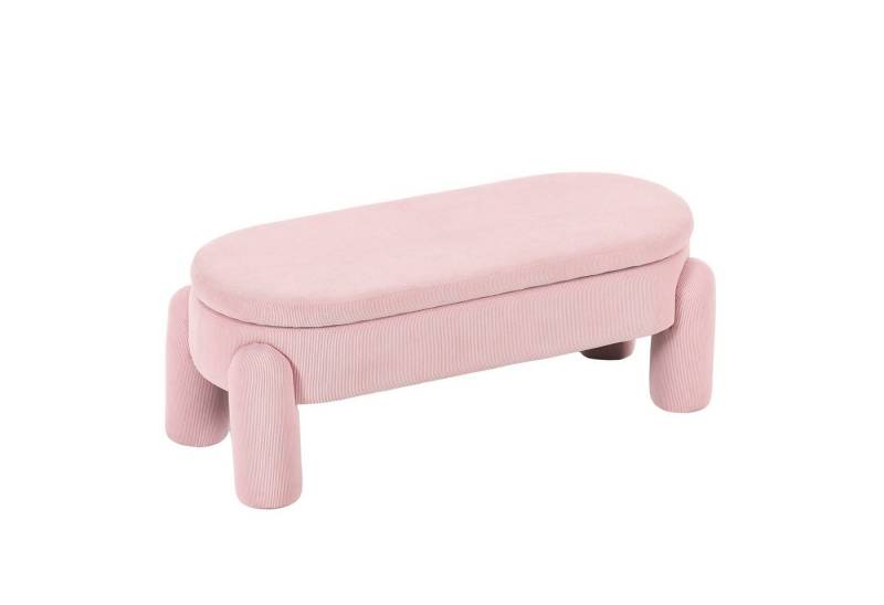 Fanttik Sitzhocker Gepolstert und Hochwertiger Chenille-Stoff (Set, 1er Set), mit Stauraumfach von Fanttik