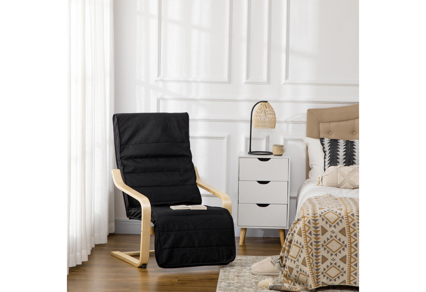 Fanttik Stuhl Loungesessel Sessel mit Verstellbarem Fußteil, Relaxsessel Fanttik Stuhl Loungesessel Sessel mit Verstellbarem Fußteil, Relaxsessel von Fanttik