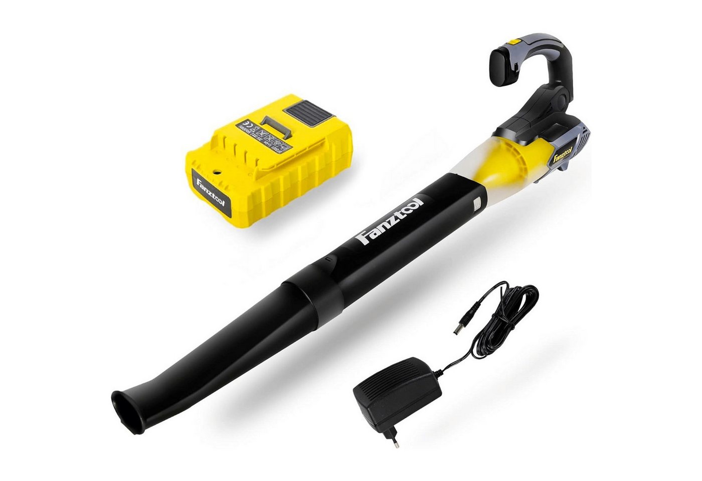 Fanztool Akku-Laubbläser Axial Laubbläser mit 20V / 4 Ah Akkus und Schnellladegerät Fanztool Akku-Laubbläser Axial Laubbläser mit 20V / 4 Ah Akkus und Schnellladegerät von Fanztool