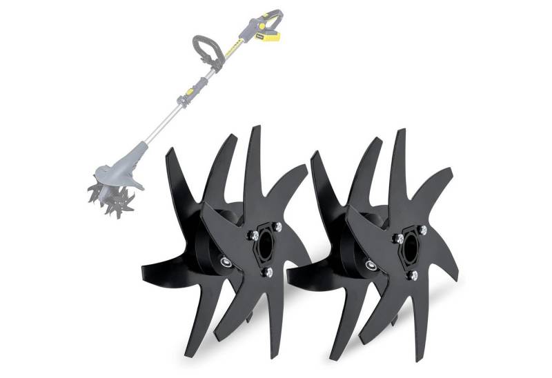 Fanztool Akku-Motorhacke FANZTOOL Vertikutierer Aufsatz fÃ¼r elektrische Bodenhacke, Packung von Fanztool