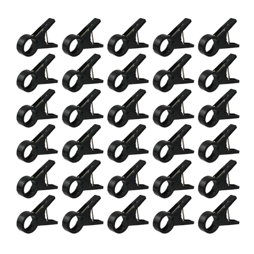 FarBoat 30 Stück Pflanzenstütz-Clips, Reben, aufrecht, Klettergarten-Clips, Mehrzweck-Pflanzenclips für Tomaten, Rosen, Gurken (Klemmdurchmesser 2,0 cm) von FarBoat
