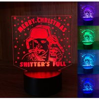 Weihnachten, Dekoration, Weihnachtsurlaub, Cousin Eddie, Led, Acryl, Licht, Nachtlicht, Geschenk, Geschenk Für Ihn, Sie, Selbstgeschenk von FarEtchedByTony